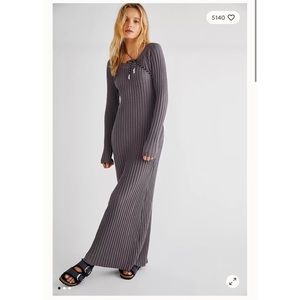 Free people Walk About Maxi Dress